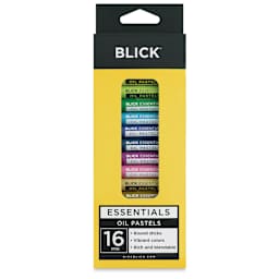 Blick Essentials Oil Pastel Sets - Set of 16 (front of packaging)