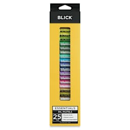 Blick Essentials Oil Pastel Sets - Set of 25 (front of packaging)