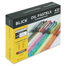 Blick Essentials Oil Pastel Sets - Class Pack of 432 (front of packaging)