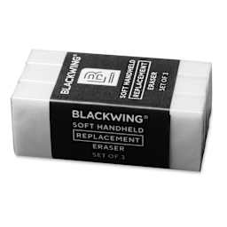 Blackwing Handheld Replacement Erasers - Pkg of 3