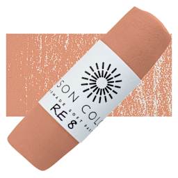 Unison Large Soft Pastel - Red Earth 8 pastel and swatch