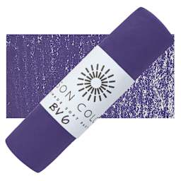 Unison Large Soft Pastel - Blue Violet 6 pastel and swatch