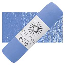 Unison Large Soft Pastel - Blue Violet 10 pastel and swatch