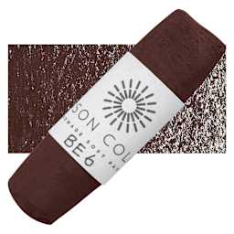Unison Large Soft Pastel - Brown Earth 6 pastel and swatch