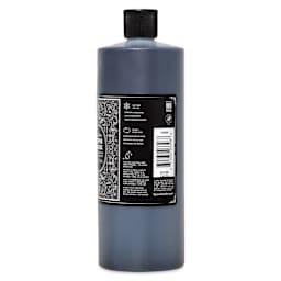 Speedball Super Black Waterproof India Ink - Quart right side