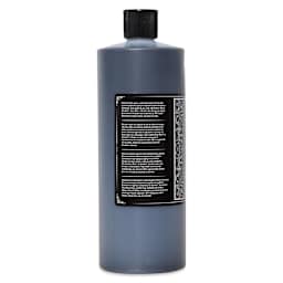 Speedball Super Black Waterproof India Ink - Quart left side