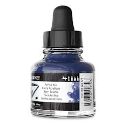 Daler-Rowney FW Acrylic Water-Resistant Artists Ink - 1 oz, Indigo back