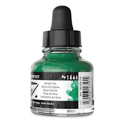 Daler-Rowney FW Acrylic Water-Resistant Artists Ink - 1 oz, Sap Green back