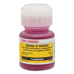 Koh-I-Noor Water-Resistant Drawing Ink - 1 oz, Carmine Red back