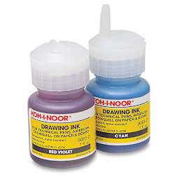 Koh-I-Noor Water-Resistant Drawing Ink - 1 oz, Red Violet