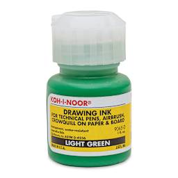 Koh-I-Noor Water-Resistant Drawing Ink - 1 oz, Light Green