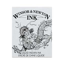 Winsor & Newton Drawing Ink - Liquid Indian, 14 ml package
