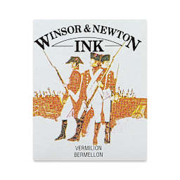 Winsor & Newton Drawing Ink - Vermilion, 14 ml package