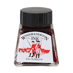 Winsor & Newton Drawing Ink - Vermilion, 14 ml