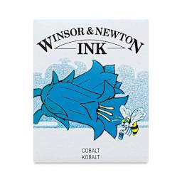 Winsor & Newton Drawing Ink - Cobalt, 14 ml package