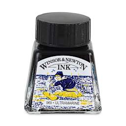 Winsor & Newton Drawing Ink - Ultramarine, 14 ml