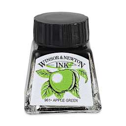 Winsor & Newton Drawing Ink - Apple Green, 14 ml