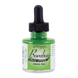 Dr. Ph. Martin's Bombay India Ink - 1 oz, Grass Green