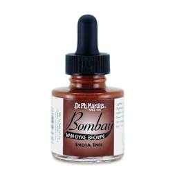 Dr. Ph. Martin's Bombay India Ink - 1 oz, Van Dyke Brown