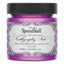 Speedball Calligraphy Ink - 2 oz, Deep Purple