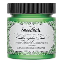 Speedball Calligraphy Ink - 2 oz, Emerald Green