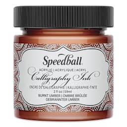 Speedball Calligraphy Ink - 2 oz, Burnt Umber
