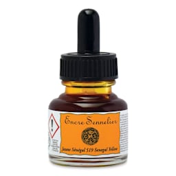 Sennelier Shellac Ink - 30 ml, Senegal Yellow