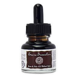 Sennelier Shellac Ink - 30 ml, Walnut Stain