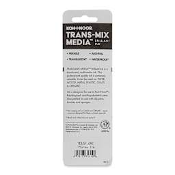 Koh-I-Noor Trans-Mix Media Brilliant Ink - 3/4 oz, Gray