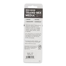 Koh-I-Noor Trans-Mix Media Brilliant Ink - 3/4 oz, Vermilion