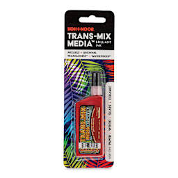 Koh-I-Noor Trans-Mix Media Brilliant Ink - 3/4 oz, Vermilion