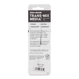 Koh-I-Noor Trans-Mix Media Brilliant Ink - 3/4 oz, Orange