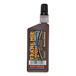 Koh-I-Noor Trans-Mix Media Brilliant Ink - 3/4 oz, Burnt Sienna