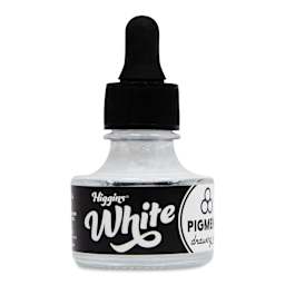 Higgins Dye-Based Drawing Ink - 1 oz, White, Waterproof, Dye-Based Ink