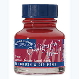 Winsor & Newton Calligraphy Ink - 30 ml, Crimson