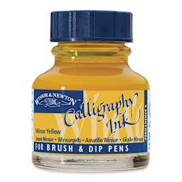 Winsor & Newton Calligraphy Ink - 30 ml, Winsor Yellow