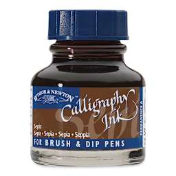Winsor & Newton Calligraphy Ink - 30 ml, Sepia