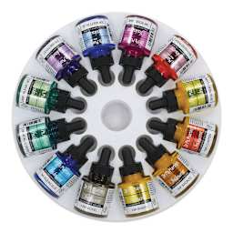 Dr. Ph. Martin's Iridescent Calligraphy Ink Set - Set 2, 1 oz bottles