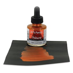 Dr. Ph. Martin's Iridescent Calligraphy Ink - Copper, 1 oz