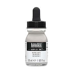 Liquitex Professional Acrylic Ink - 30 ml, Neutral Gray Value 5