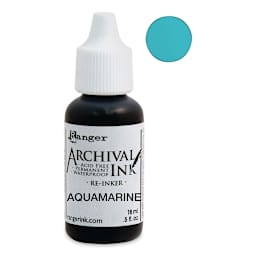 Ranger Archival Ink Pad Re-Inker - Aquamarine