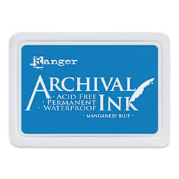 Ranger Archival Ink Pad - Manganese Blue