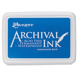 Ranger Archival Ink Pad Re-Inker - Manganese Blue