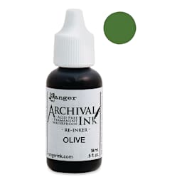 Ranger Archival Ink Pad Re-Inker - Olive