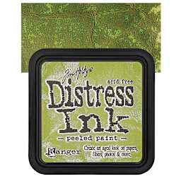 Ranger Distress Ink Pad - Peeled Paint pad and swatch