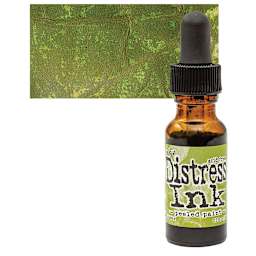 Ranger Distress Ink Pad Re-Inker - Peeled Paint bottle and swatch