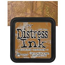 Ranger Distress Ink Pad - Brushed Corduroy pad and swatch
