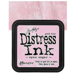Ranger Distress Ink Pad - Spun Sugar pad and swatch