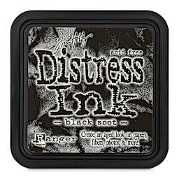 Ranger Distress Ink Pad - Black Soot