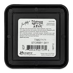 Back of Ranger Distress Ink Pad - Stormy Sky